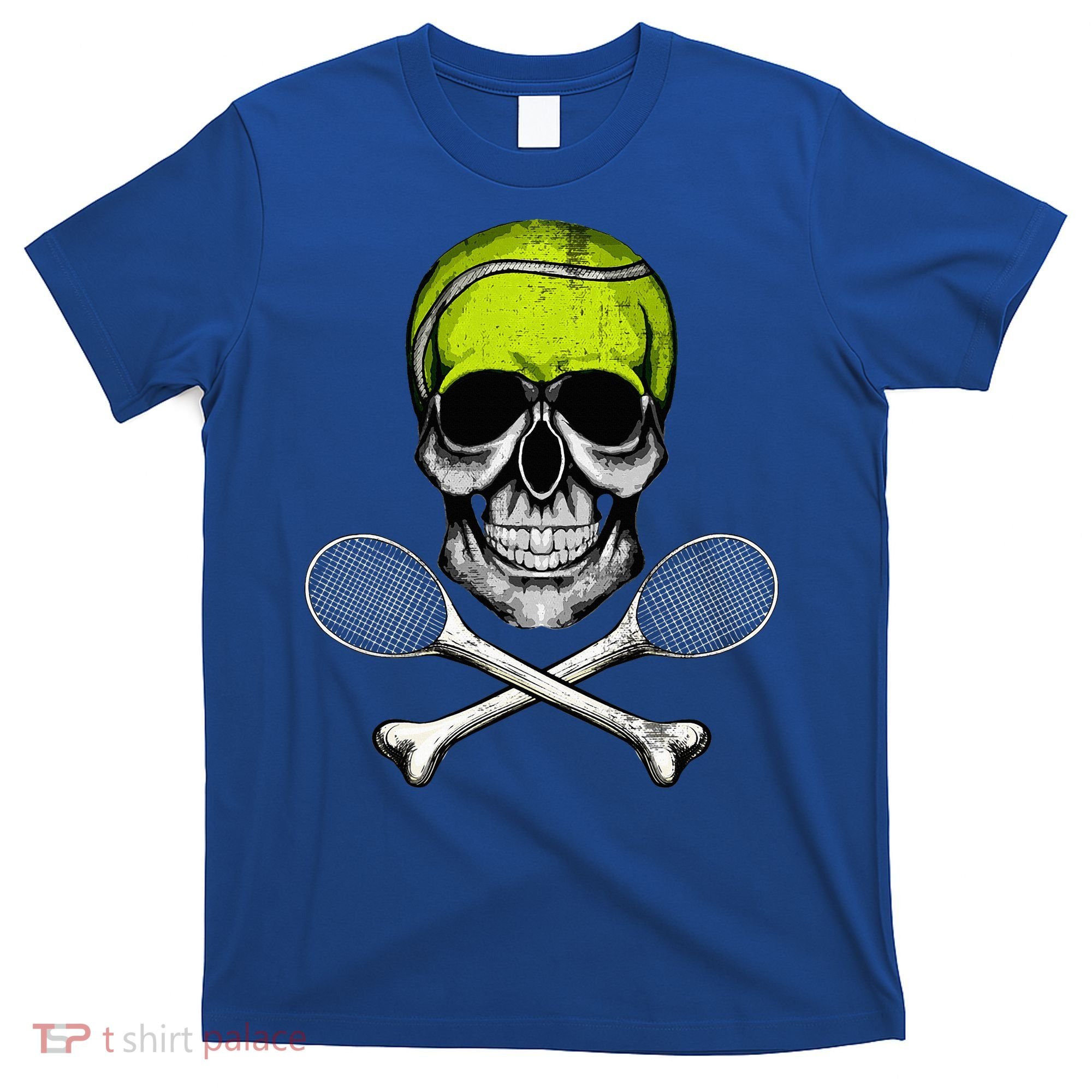 Tennis Skull Halloween Spooky Tennis Halloween T-Shirt