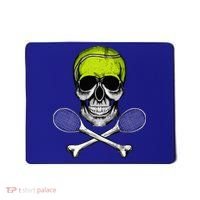Tennis Skull Halloween Spooky Tennis Halloween Mousepad thumb 0