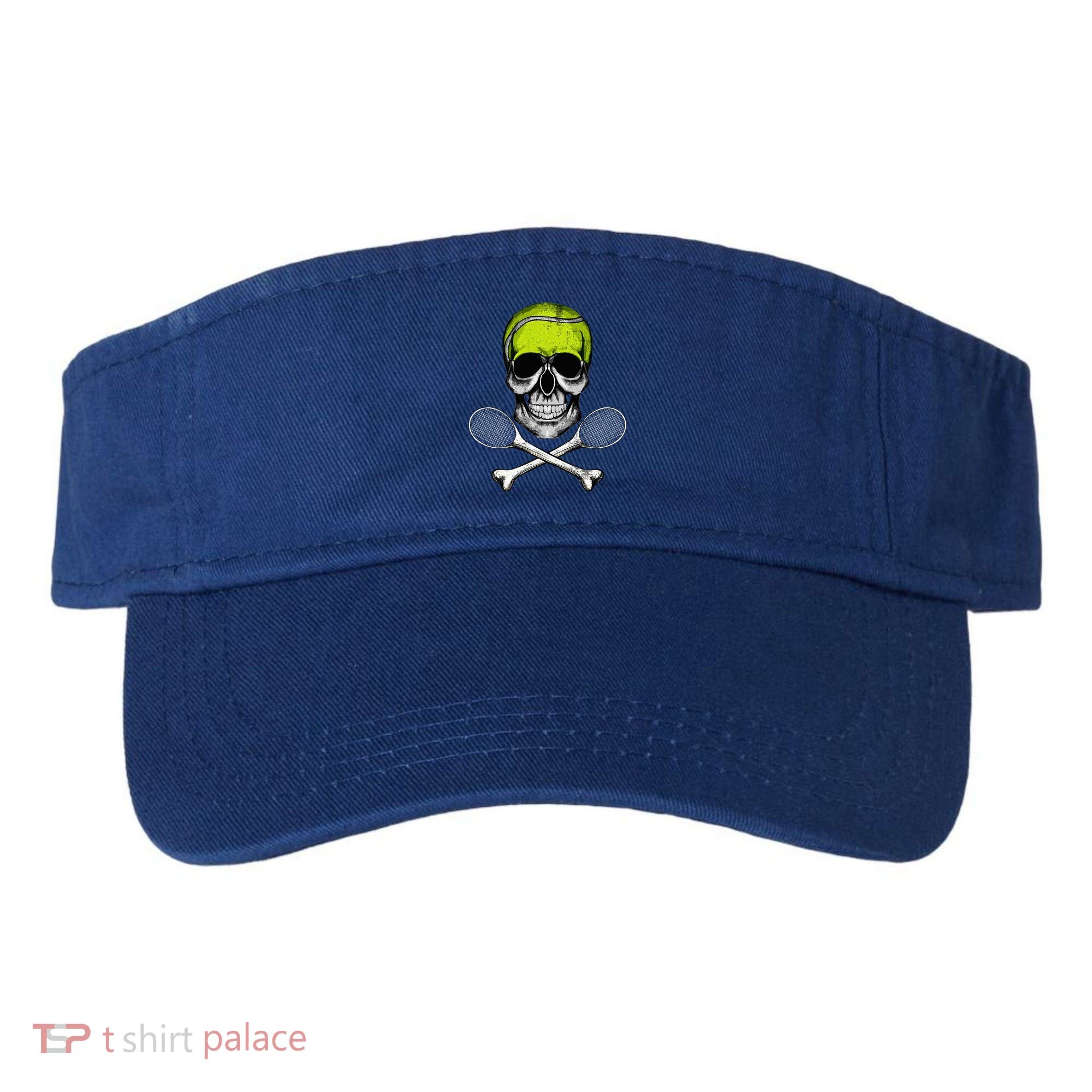Tennis Skull Halloween Spooky Tennis Halloween Visor