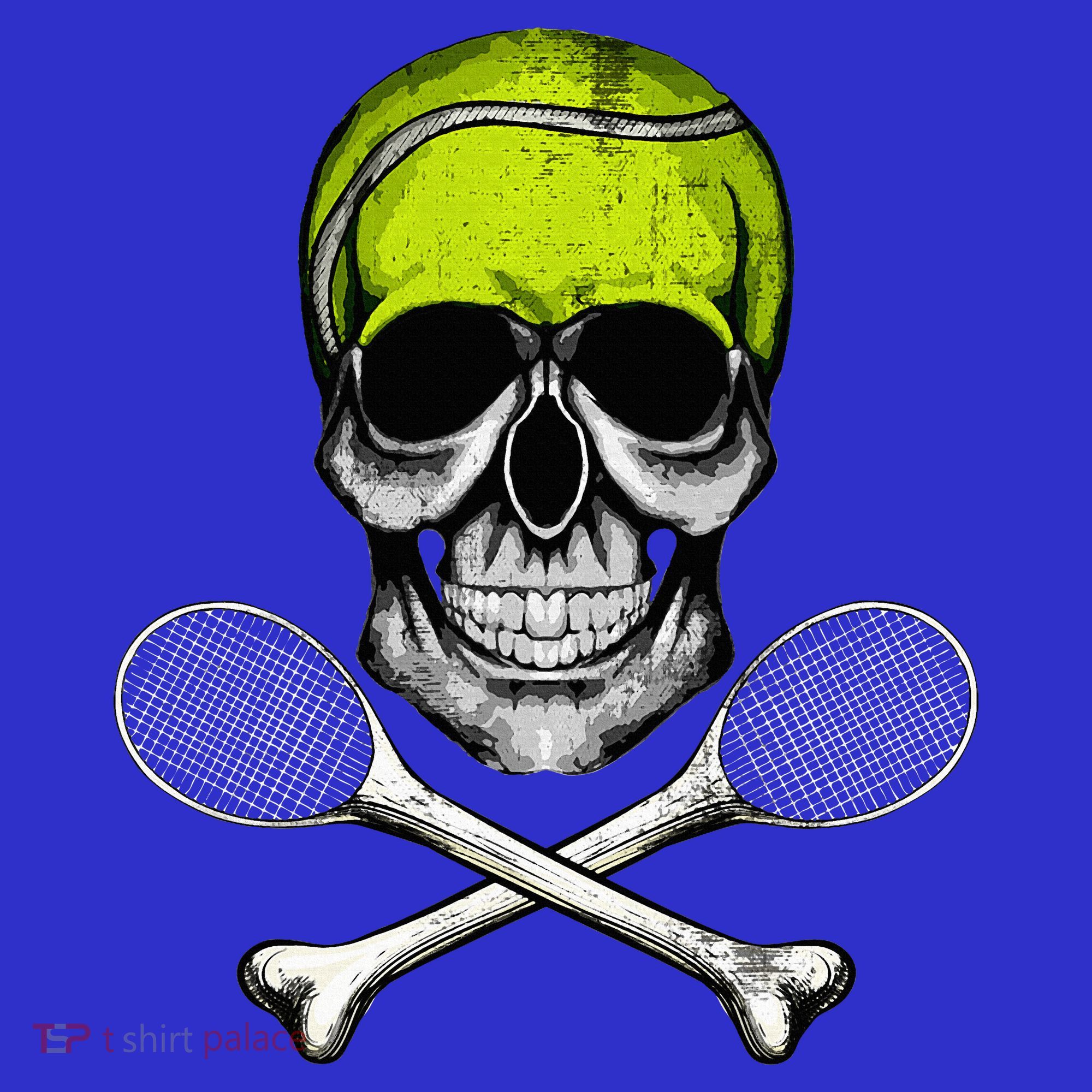 Tennis Skull Halloween Spooky Tennis Halloween Kids Sweatshirt