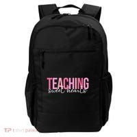 Teaching Sweet Hears Cute Valentine Teacher Backpack thumb 0