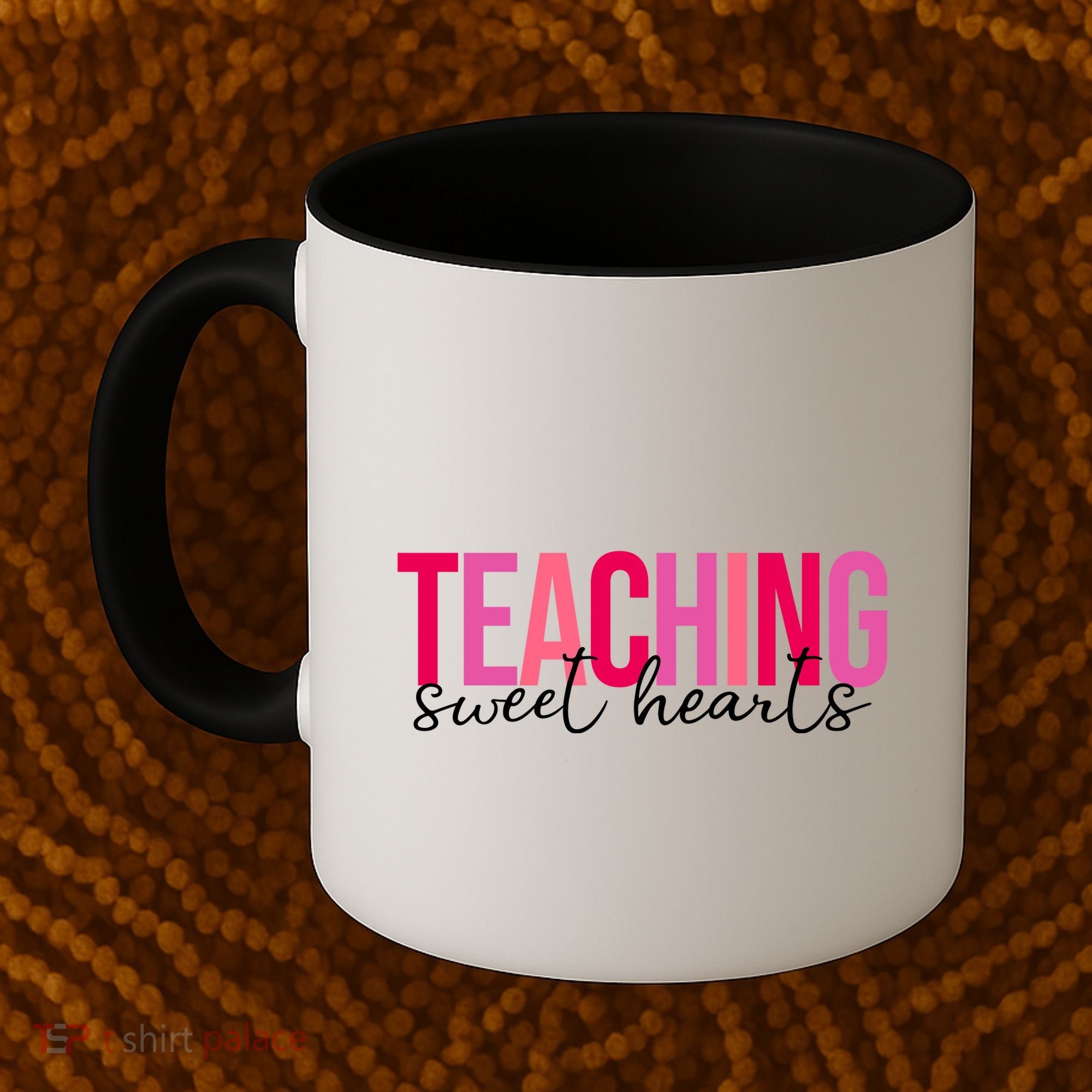 Teaching Sweet Hears Cute Valentine Teacher Coffee Mug