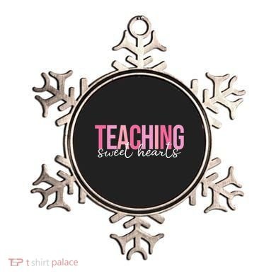 Teaching Sweet Hears Cute Valentine Teacher Ornament