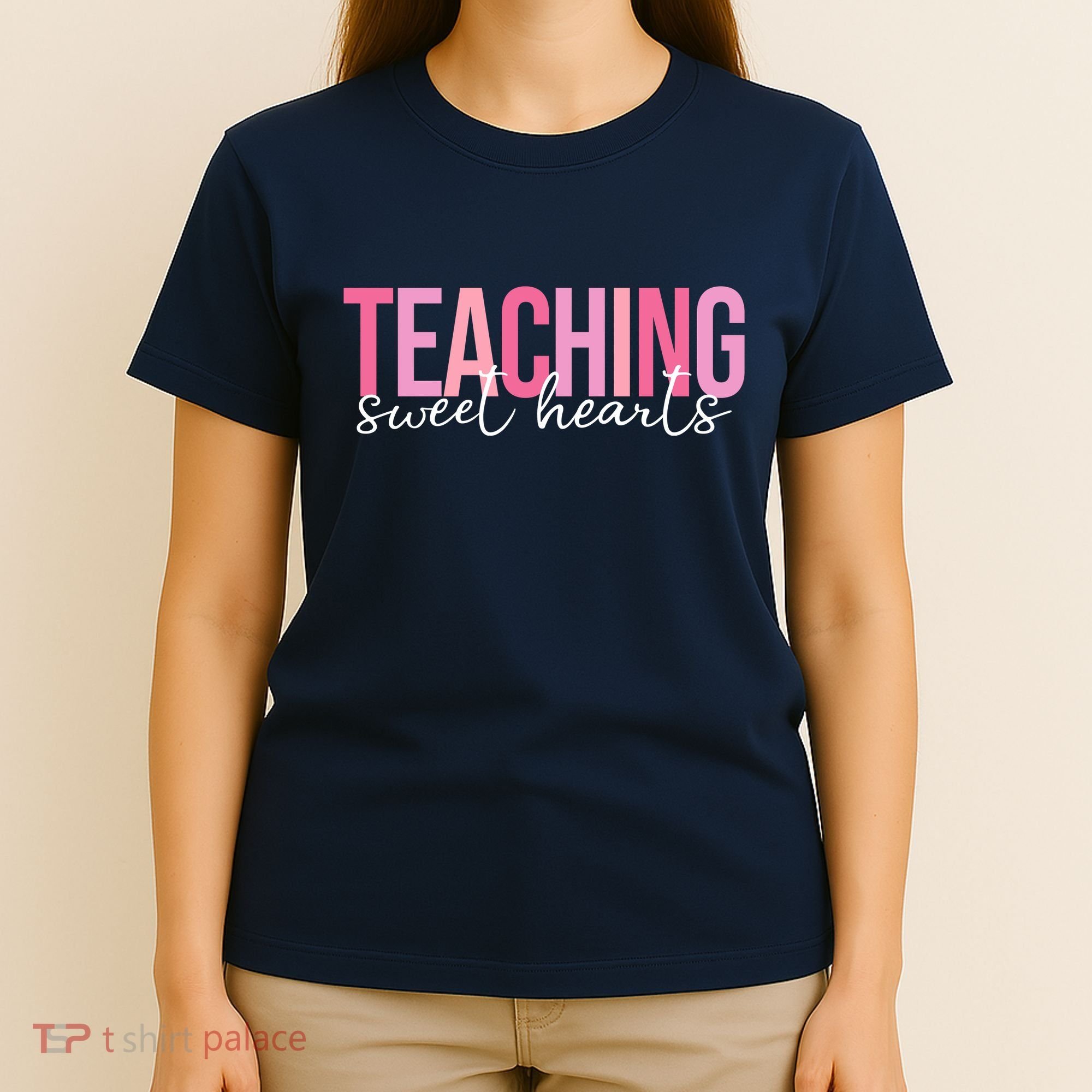 Teaching Sweet Hears Cute Valentine Teacher T-Shirt