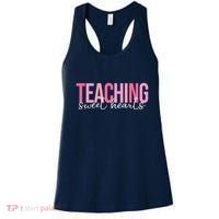 Teaching Sweet Hears Cute Valentine Teacher Women's Tank Top thumb 0