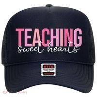 Teaching Sweet Hears Cute Valentine Teacher Hat thumb 0