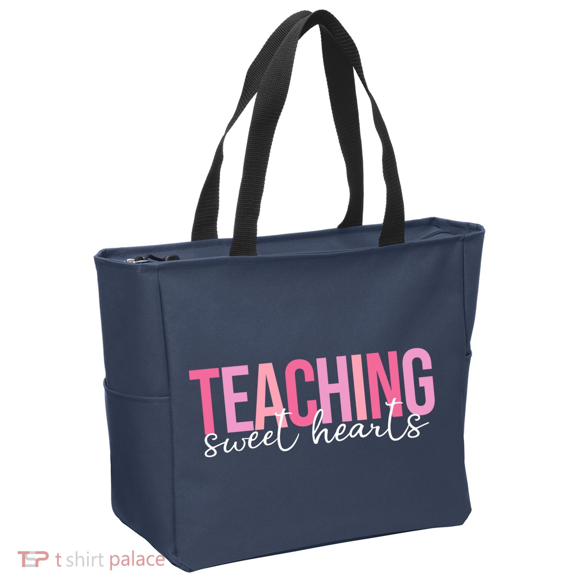 Teaching Sweet Hears Cute Valentine Teacher Tote Bag