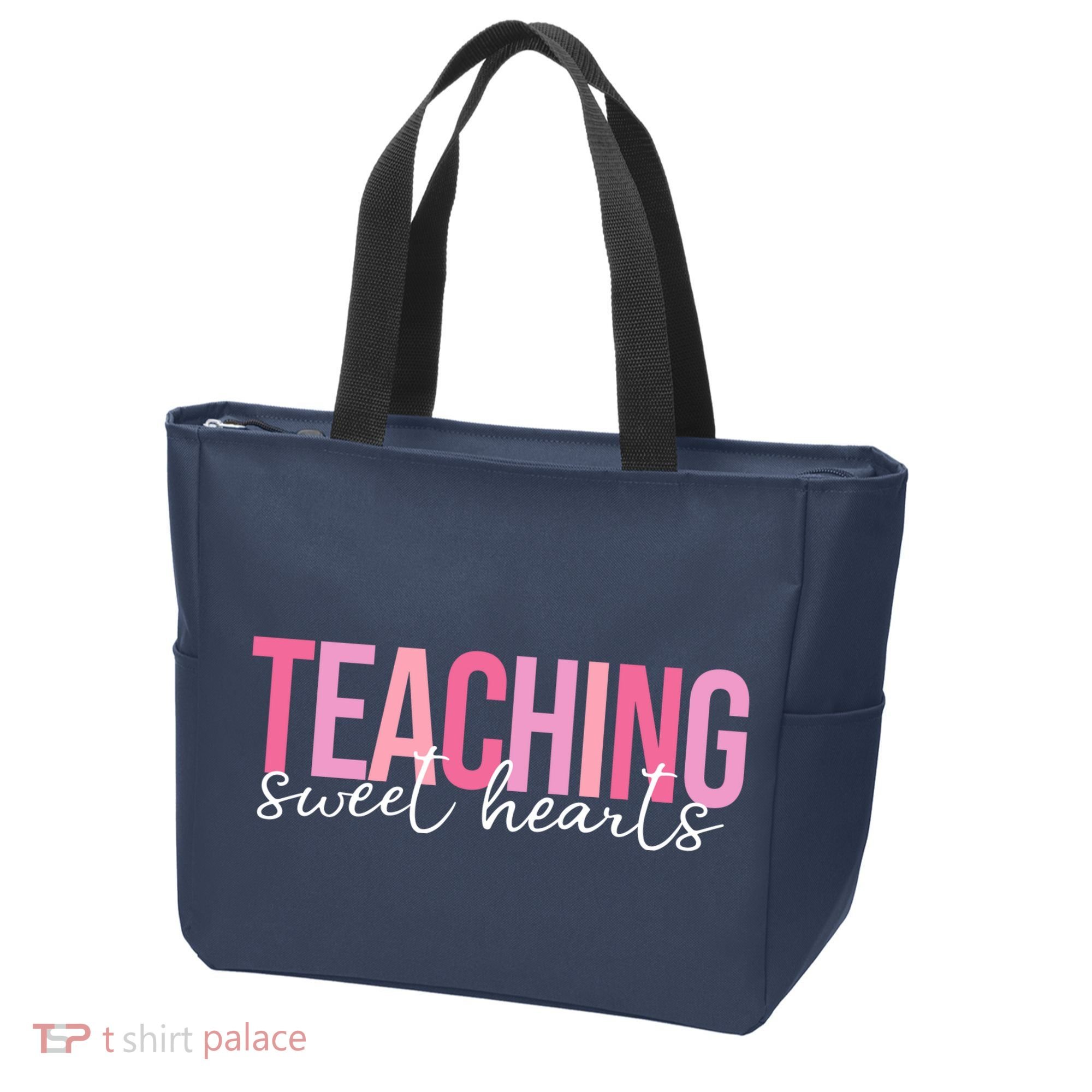 Teaching Sweet Hears Cute Valentine Teacher Tote Bag