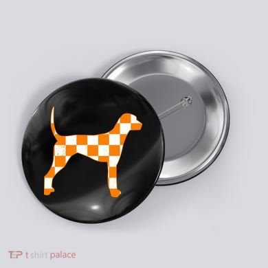 Tennessee Smokey Hound Dog Button