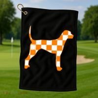 Tennessee Smokey Hound Dog Golf Towel thumb 1