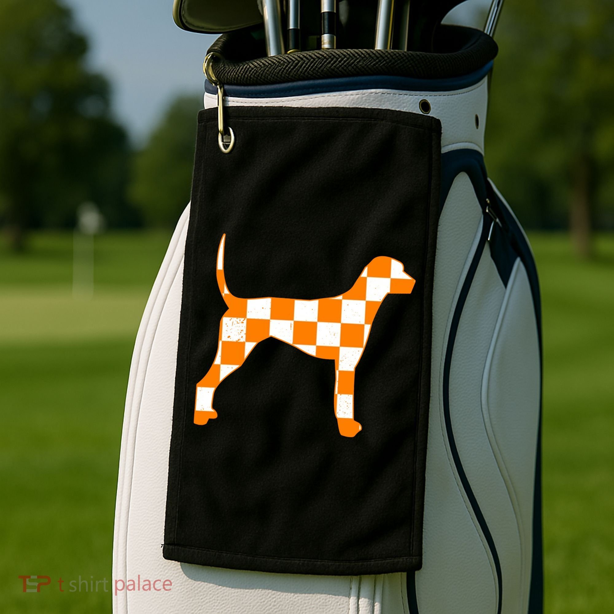 Tennessee Smokey Hound Dog Golf Towel