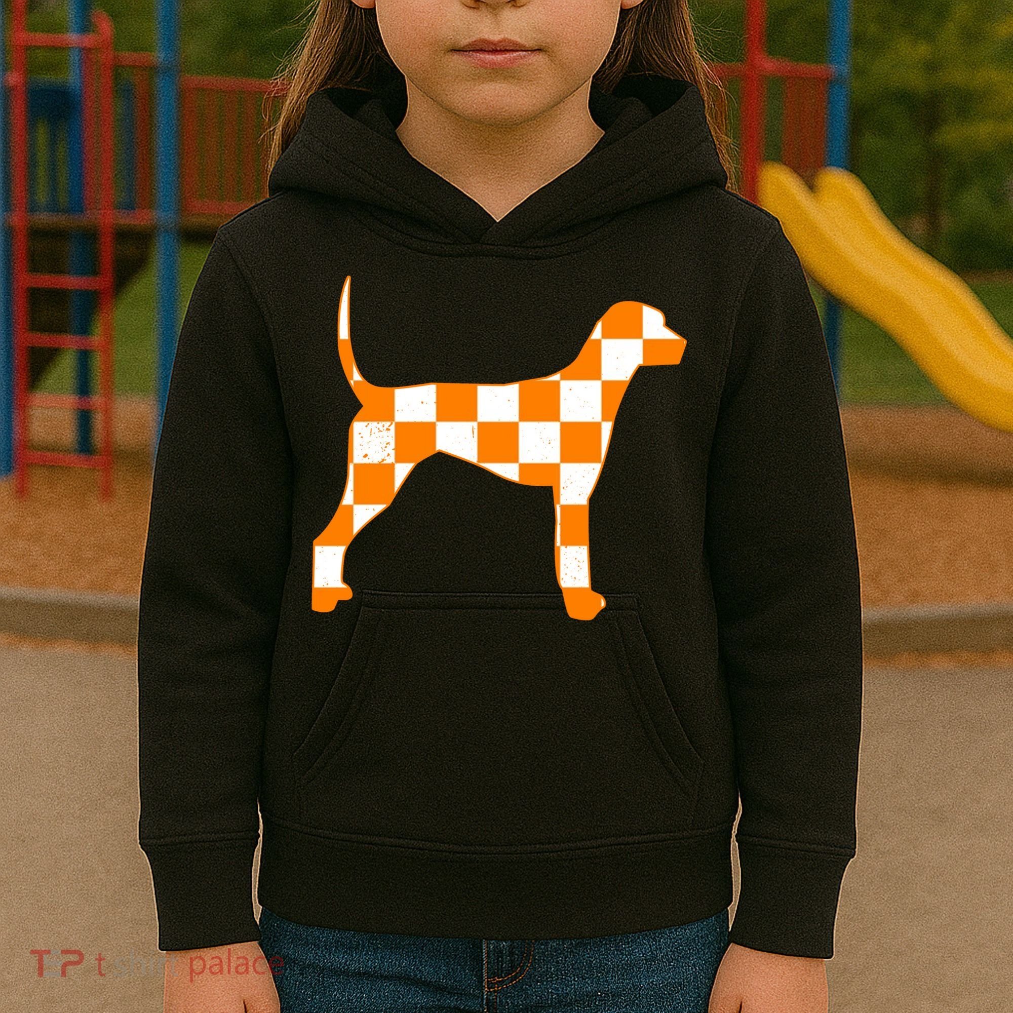 Tennessee Smokey Hound Dog Kids Hoodie