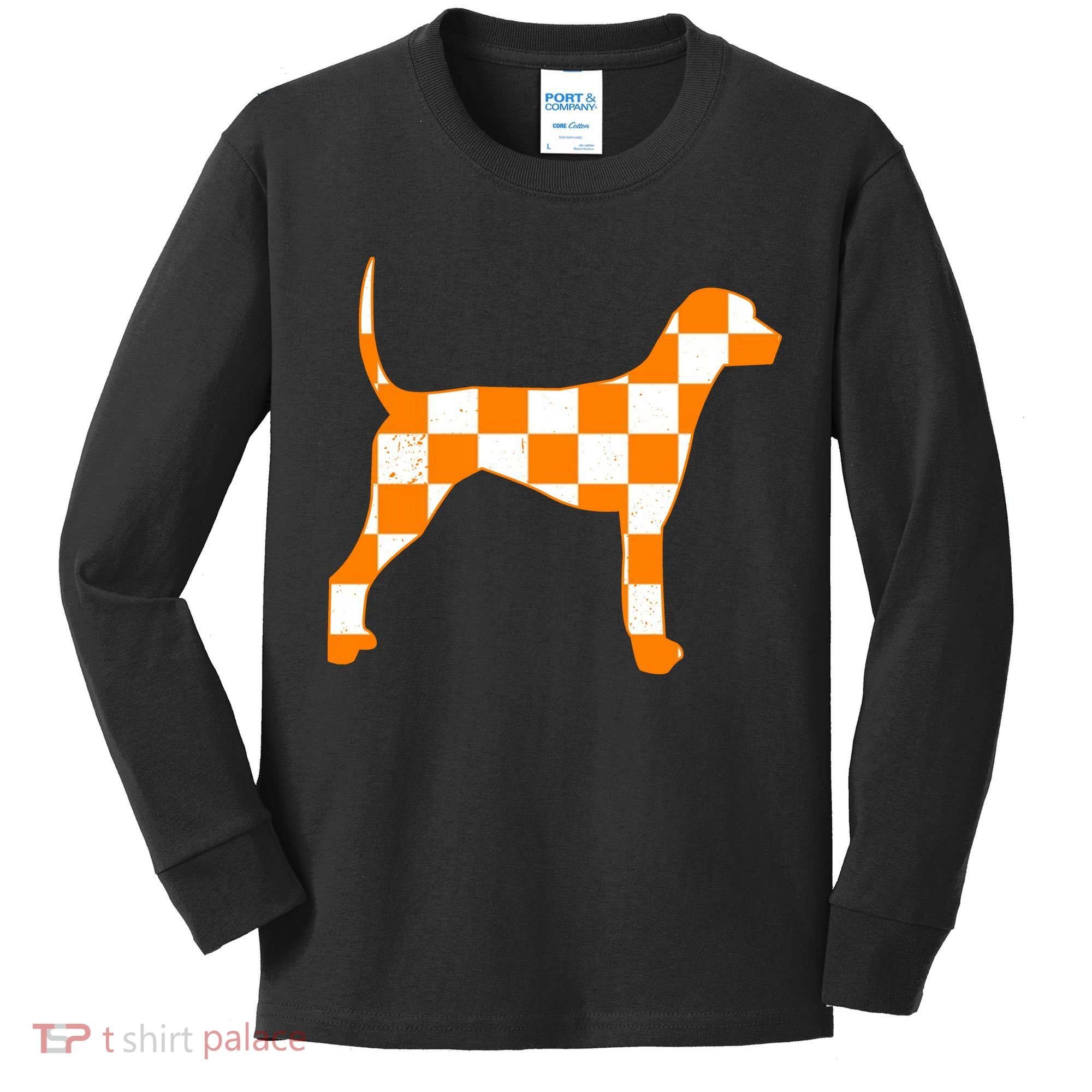 Tennessee Smokey Hound Dog Kids Long Sleeve Shirt