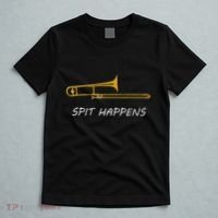 Trombone Spit Happens Trombone Player Gift T-Shirt thumb 5