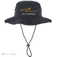 Trombone Spit Happens Trombone Player Gift Bucket Hat thumb 0