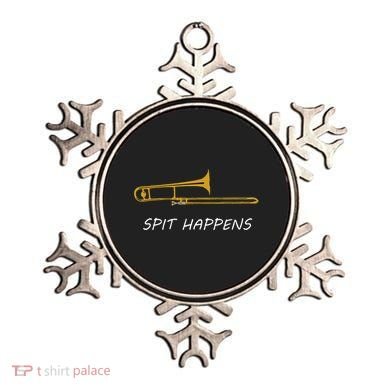 Trombone Spit Happens Trombone Player Gift Ornament