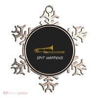 Trombone Spit Happens Trombone Player Gift Ornament thumb 0