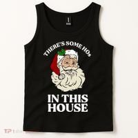 There's Some Hos In This House Christmas Tank Top thumb 2