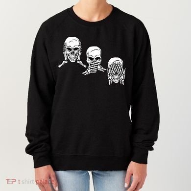 Three Skulls Head Women's Sweatshirt