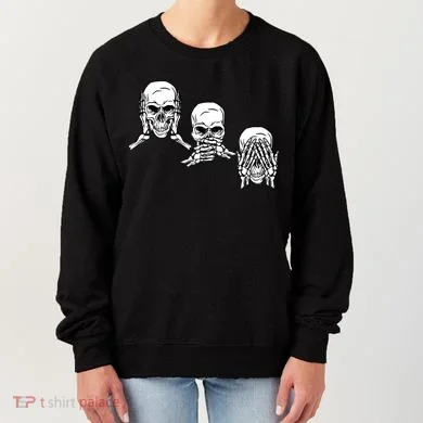 Three Skulls Head Women's Sweatshirt