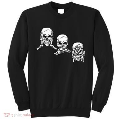 Three Skulls Head Sweatshirt