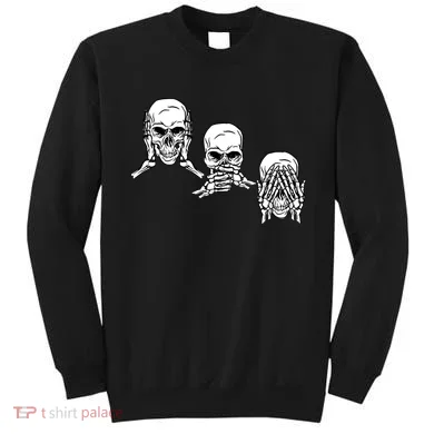 Three Skulls Head Sweatshirt