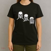 Three Skulls Head T-Shirt thumb 4