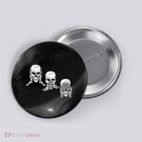Three Skulls Head Button thumb 0