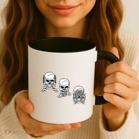 Three Skulls Head Coffee Mug thumb 3