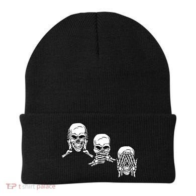 Three Skulls Head Beanie