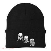 Three Skulls Head Beanie thumb 0