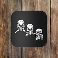 Three Skulls Head Coaster thumb 0