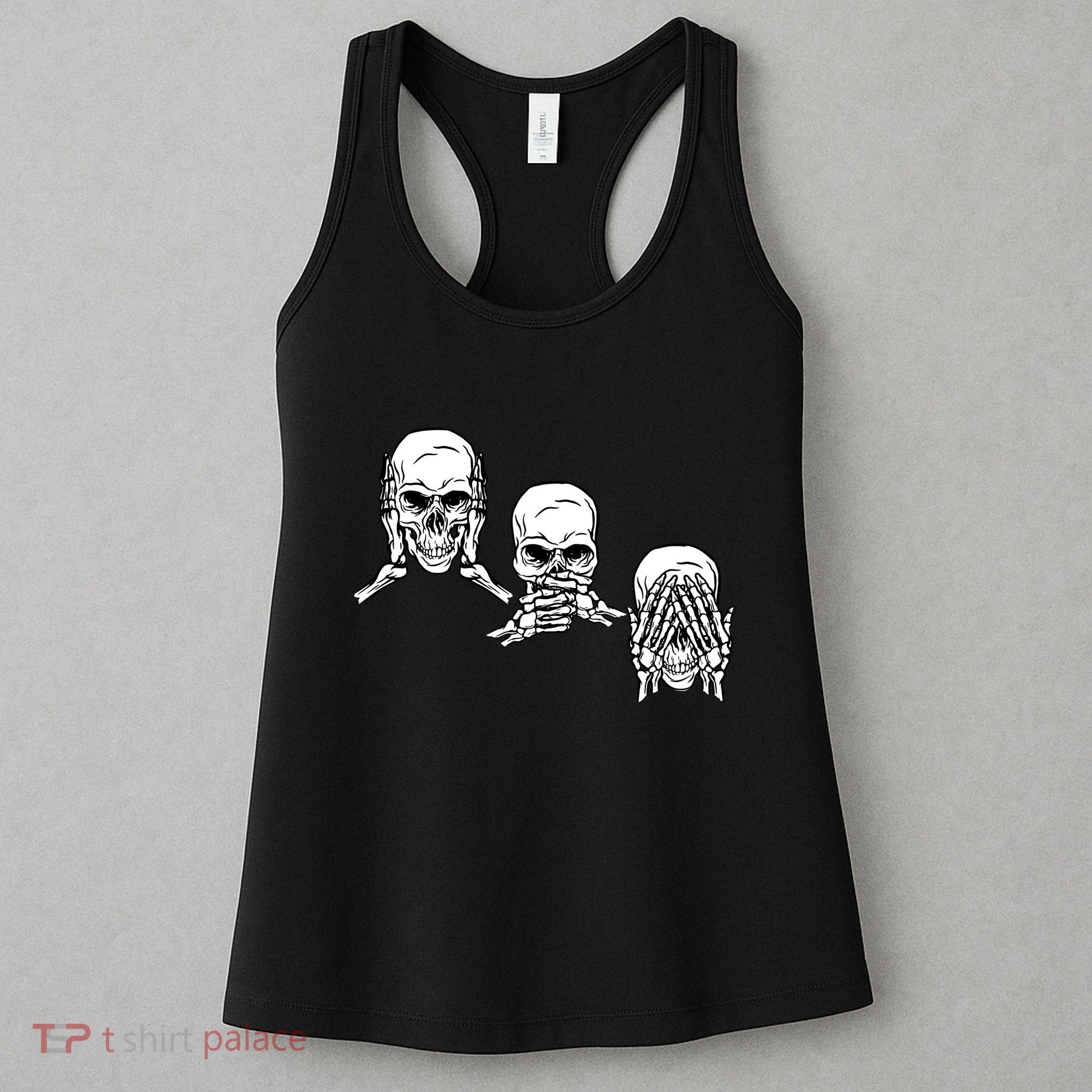 Three Skulls Head Women's Tank Top