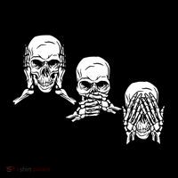 Three Skulls Head Toddler Hoodie thumb 2