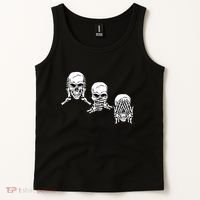 Three Skulls Head Tank Top thumb 2
