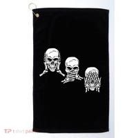 Three Skulls Head Golf Towel thumb 0