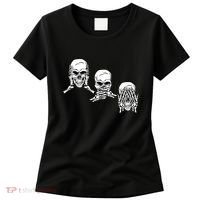 Three Skulls Head Women's T-Shirt thumb 0