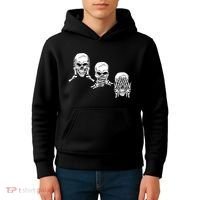 Three Skulls Head Kids Hoodie thumb 4