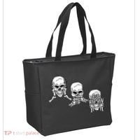 Three Skulls Head Tote Bag thumb 2