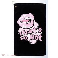 That's So Hot Lips Golf Towel thumb 0