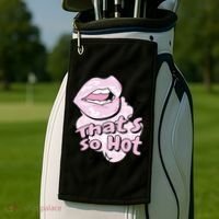That's So Hot Lips Golf Towel thumb 2