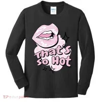 That's So Hot Lips Kids Long Sleeve Shirt thumb 0