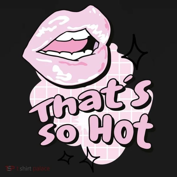 That's So Hot Lips Kids Long Sleeve Shirt