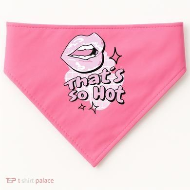 That's So Hot Lips USA-Made Doggie Bandana