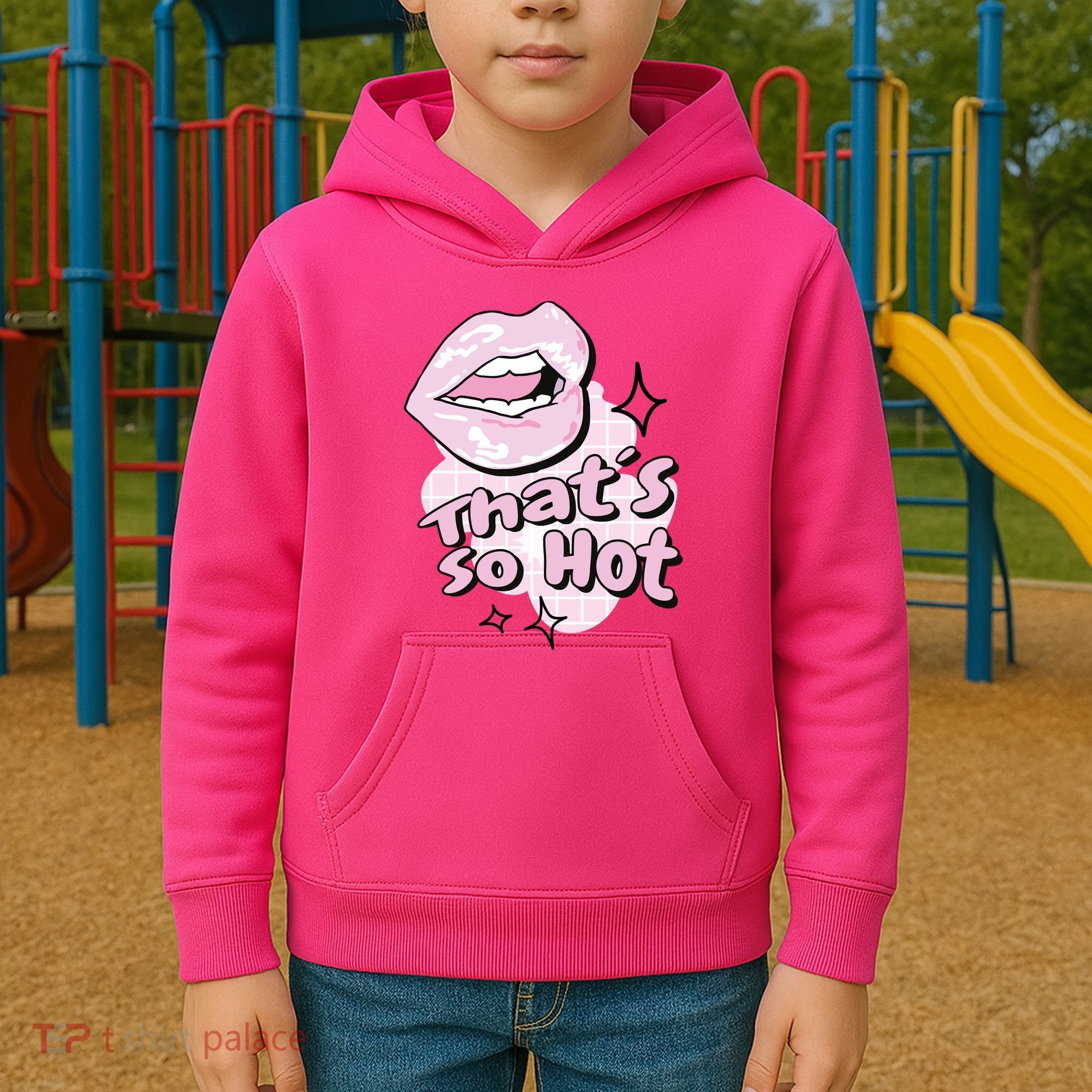 That's So Hot Lips Kids Hoodie