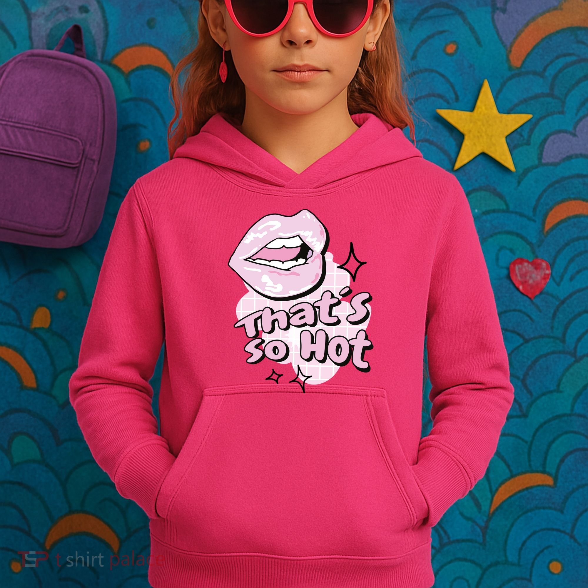 That's So Hot Lips Kids Hoodie