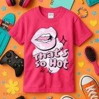 That's So Hot Lips Kids T-Shirt thumb 3