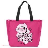 That's So Hot Lips Tote Bag thumb 0