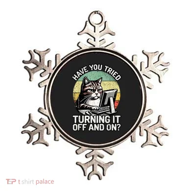 Tech Support Humor I Cat Tech Engineer I Computer It Guy Ornament