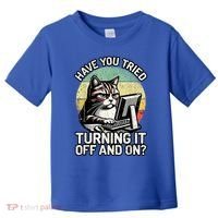 Tech Support Humor I Cat Tech Engineer I Computer It Guy Toddler T-Shirt thumb 0